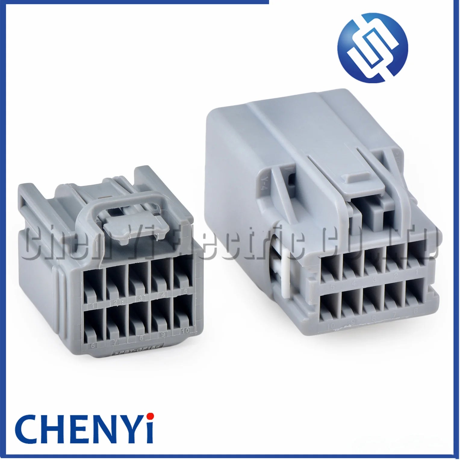 10 Pin Female Auto Rearview Mirror Cable Socket Grey Connector plug 7282-6455-40 7283-6455-40 For Ford Focus