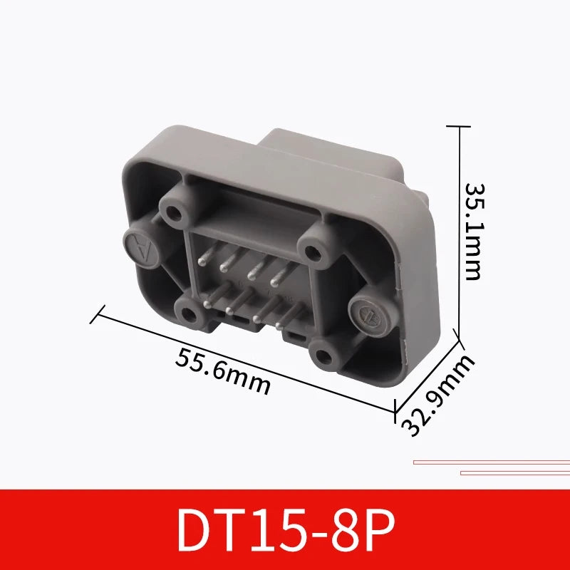 DT13-2P Dechi type automotive waterproof connector DT15-4P PCB panel pin socket plug DT06-6S