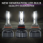 LED 9005/HB3 9006/HB4 9007 H13 H11 H7 H4 H3 H1 880 Car Bulbs 12V High Low Beam 20000LM 120W 6500K White Plug-N-Play 80000h amagi