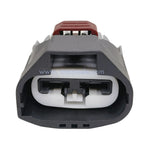 5 Sets Automotive Cooling Fan 2 Pin 7283-3214-30 Wire Connector Black ABS Material for Automotive Cooling Fans
