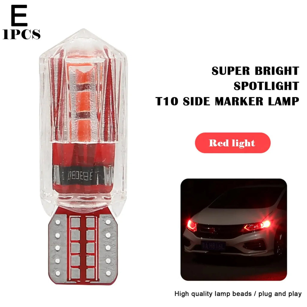 1pc Universal Car Replaceable T10 Running Lights Width Lamp Car License Plate Light Headlight Bulbs Car Light Accessories Amagi