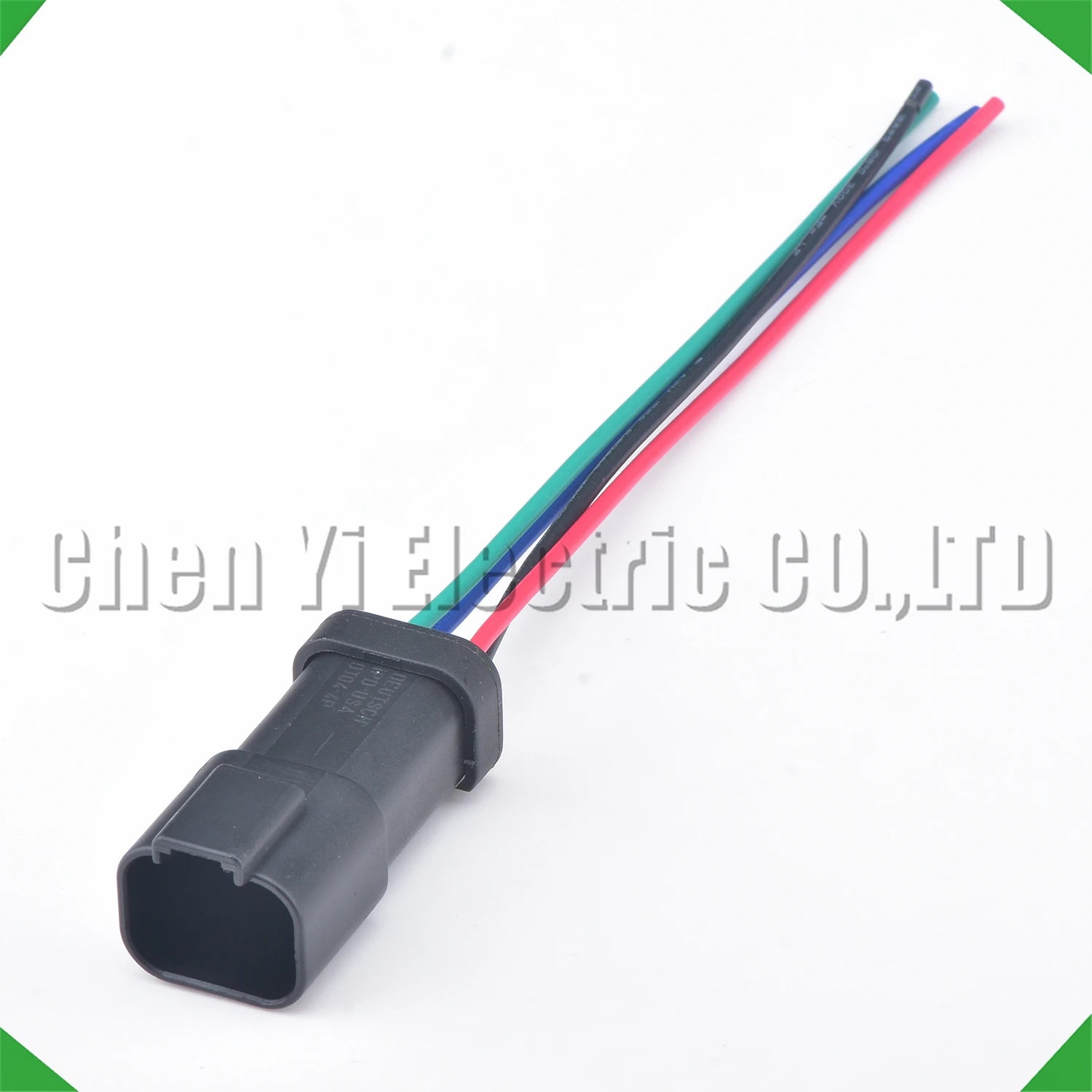 4-Pin Auto Connector Black Automotive Connectors harness Deutsch Engineering Vehicle