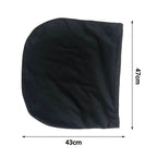 1pc Helmet Protective Drawstring Helmet Bag Pocket Black Dust Proof Helmet Bag Plush Soft Drawstring Pocket Helmet Storage Bag