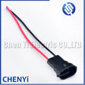 2 Pin Auto waterproof connector H8 H9 H11 Xenon light bulb headlight socket cornering lamp Wire harness plug 12124817 12124819