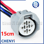 7 Pin Auto Connector Headlight Lamp Assembly Fog lamp plug 6189-0127 6188-0067 90980-10931 For Toyota Camry Lexus Mazda Honda