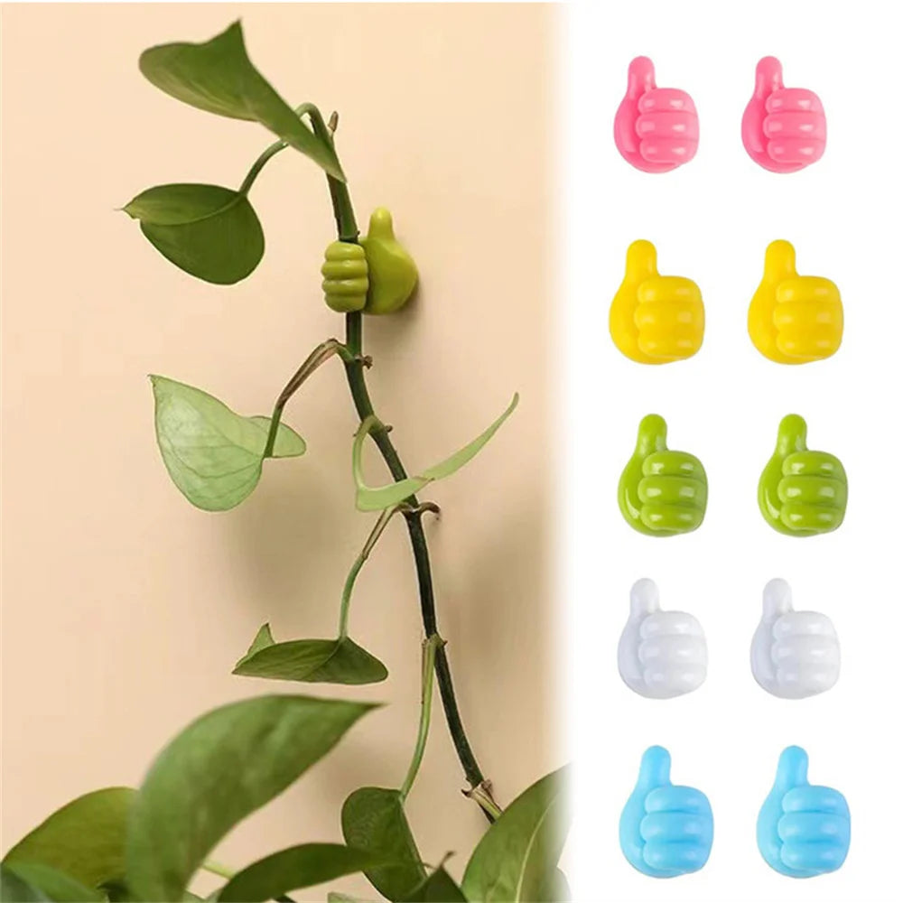 Hand-shaped Rubber Holder Glasses Cable Power Cord Charging Line Self Adhesive Mini Hook Storag Organizer Gadget Car Accessories