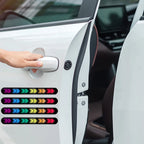 2PCS Car Reflective Sticker Mirror Safety Warning Tape Sticker Mark Styling Reflective Mirror Stickers for Auto Decor DIY Tape