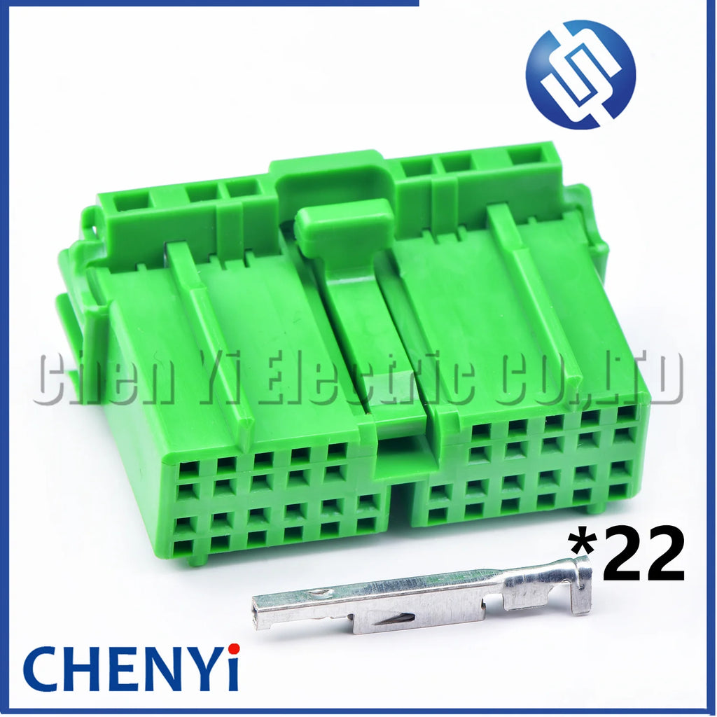 22 Pin Automobile Instrument Connector Car central control plug Socket IL-AG5-22P-D3C1 IL-AG5-22S-D3C1 For Honda Volvo