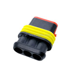 50 Sets 3 Pin Automotive AMP 282087-1 Sealed Wire Connector