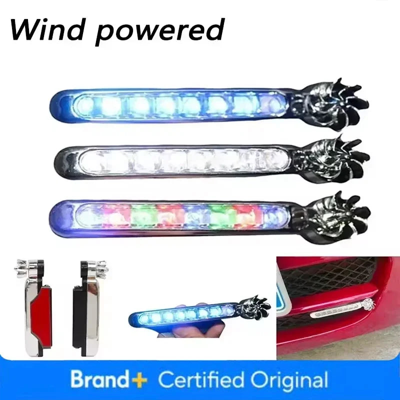 Wiring-free Car Wind Light Led Daytime Running Light Daytime Running Light Modified Wind Energy Light Decorative Light Wind Amag