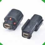 2 Pin automobile waterproof reversing radar probe sensor connector Wire harness plug 72...