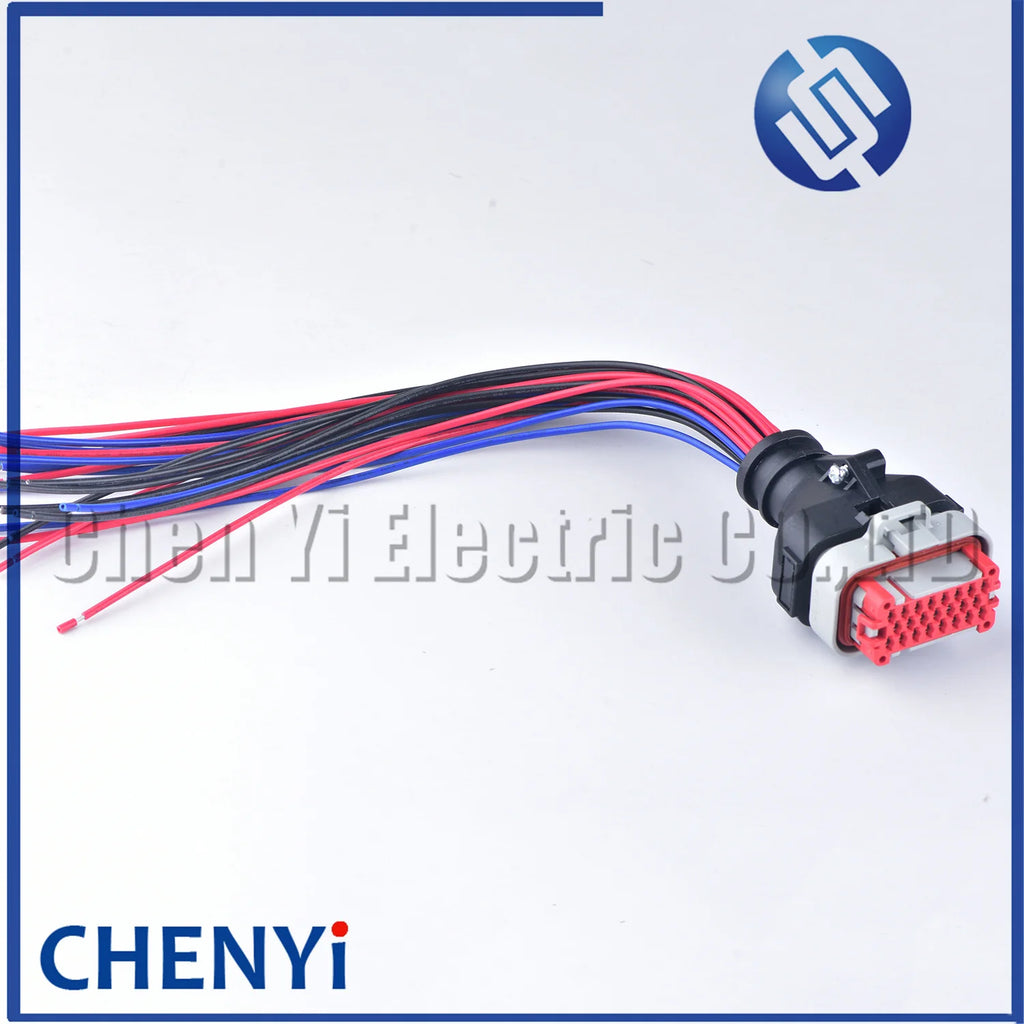 23 Pin Automotive Waterproof EPEC ECU controller Connector PCB board plug 770680-1 770680-2 770680-4 770680-5 with wire