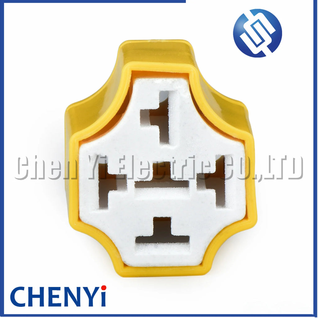 5 Pin Automotive connector Ceramic Car Relay Holder Socket harness Plug with Holster