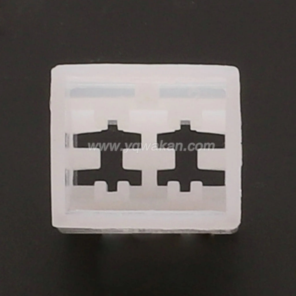 2 PIN Unsealed Automotive Plug 6.3mm Male Female Connectors Connector With Terminal Pins 180924 0-180923-0