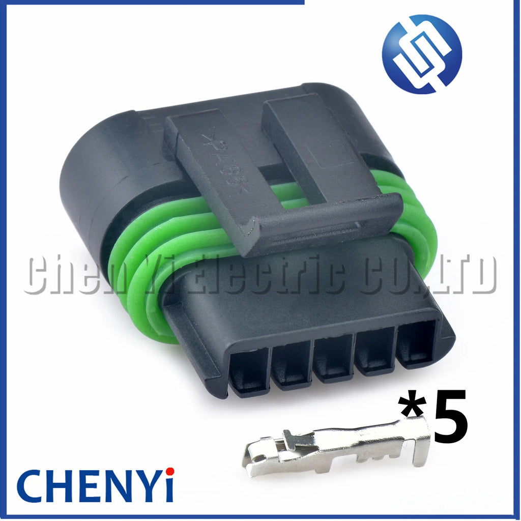 5 Pin automotive waterproof High Energy Ignition Coil built-in Igniter connector Throttle plug 12162825 12162830