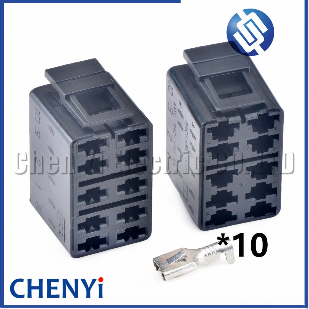 10 pin car motorcycle socket auto connector female Automotive Switch harness plug plastic connector For VC2-01 VC1-01 VC1 VC2