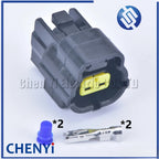 5 sets 2 pin way male or female waterproof wire connector auto electrical plug conector 174354-2 174352-2