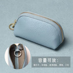 Car Leather Key Holder Minimalist Keychain Case Wallet Key Storage Case Protector Large-capacity Multifunctional Key Pouch Amagi
