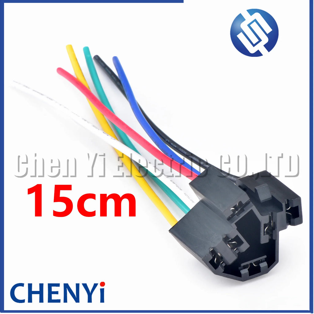 6 Pin Auto connector relay harness plug Ignition lock cylinder switch lock cylinder ignition switch lock wire plug CY7061-6.3-21