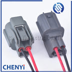 2 Pin Auto waterproof connector Car light wiring harness plug Rear door lock motor horn plug for Honda BUICK 6181-0070 6189-0129