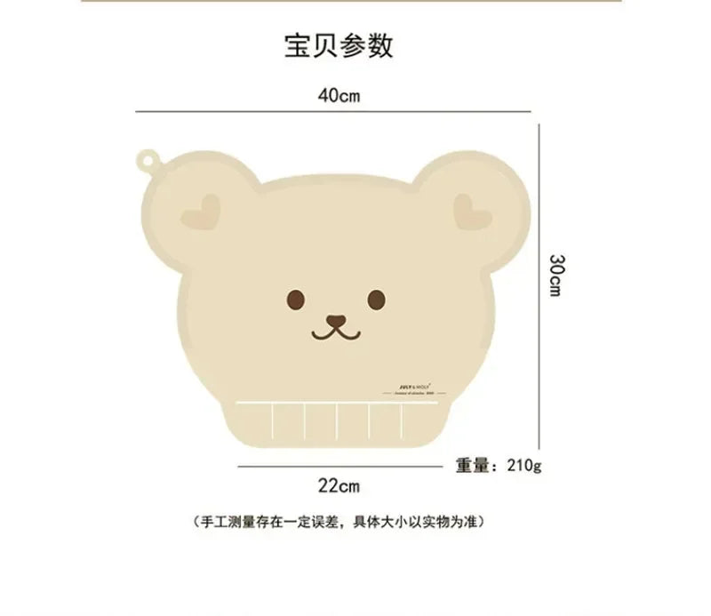 Non-Slip Table Mats Kids Placemats Baby Silicone Placemats with Catching Amagi