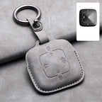 New Leather 4 Buttons Car Remote Key Case Cover for Zeekr 001 X 2021 2022 2023 for ZEEKR 001 009 Full Protector Fob Keychain