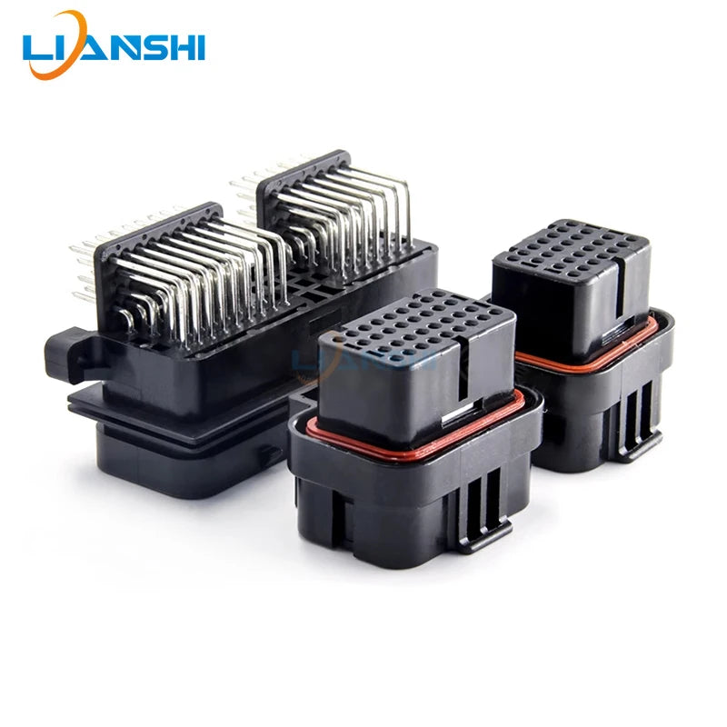 AMP Car Connector 6437288-3 Waterproof modified 60P plug 3-1437290-1 Connector 3-1437290-7 with terminals