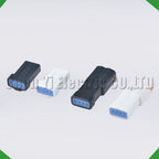 4 Pin Auto Waterproof Electronic Connector Wire Harness Butt Plug For 04R-JWPF-VSLE-S 0...