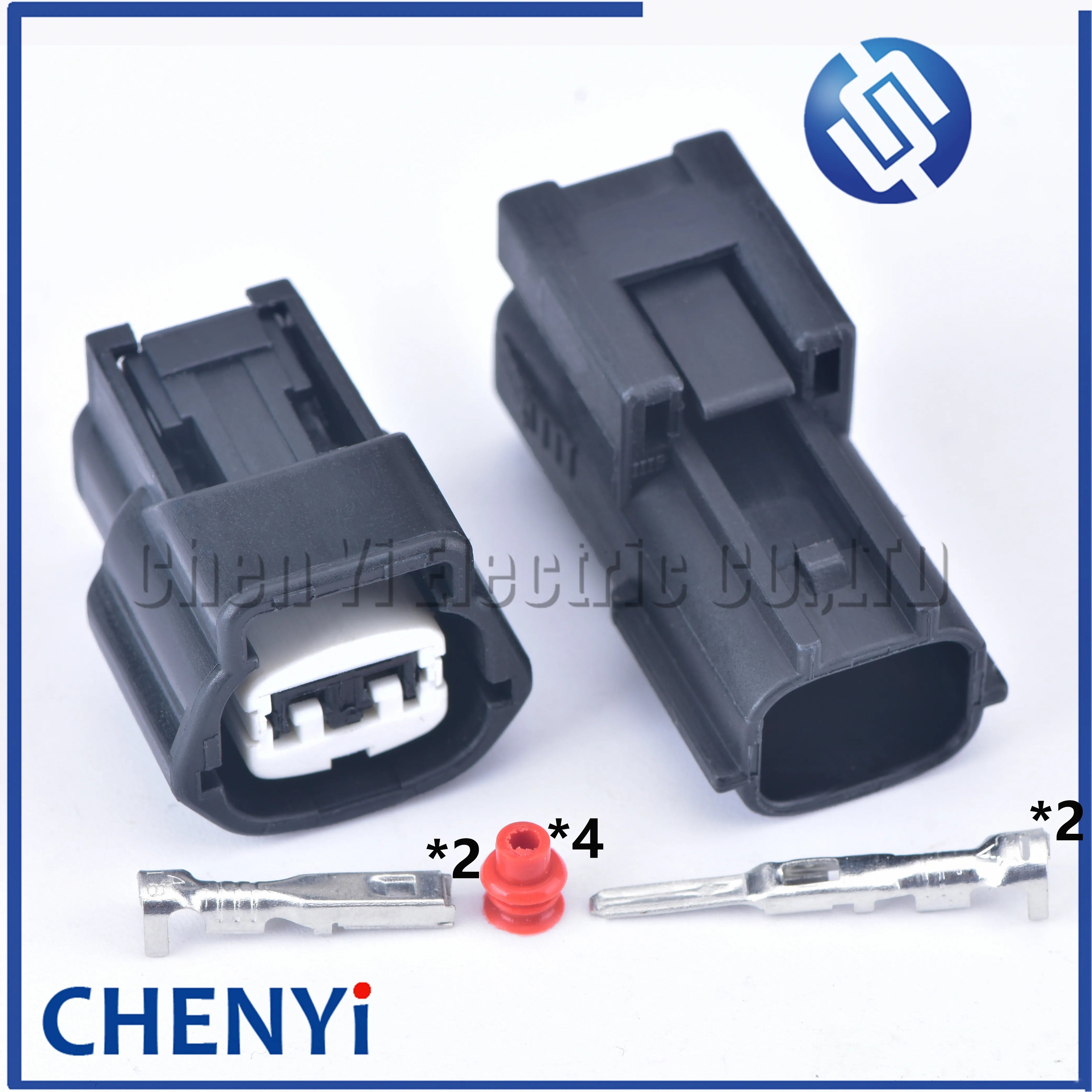 2 Sets 2 Pin  Automotive ECT Engine E-RS Type Water Temperature Sensor waterproof Connector For Nissan Hyundai 6189-0772