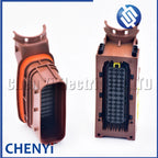 Brown 39 Pin Auto computer board ECU DCU Connector Socket Plug 6-1718323-1 6-1718325-1 1718327-1 6-1718321-3 With Pins Cover