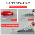1Pc Vinyl Wrap Film Cutter Safety Paper Duckbill Knife Car Sticker Vinyl Safety Cutter Car Sticker Wall Paper Cutting Tool