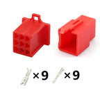 9PIN Connector Unsealed 2.8mm Male Female Connector Handle Switch Plug Wiring Harness Cable Socket 6030-9991 6040-9111