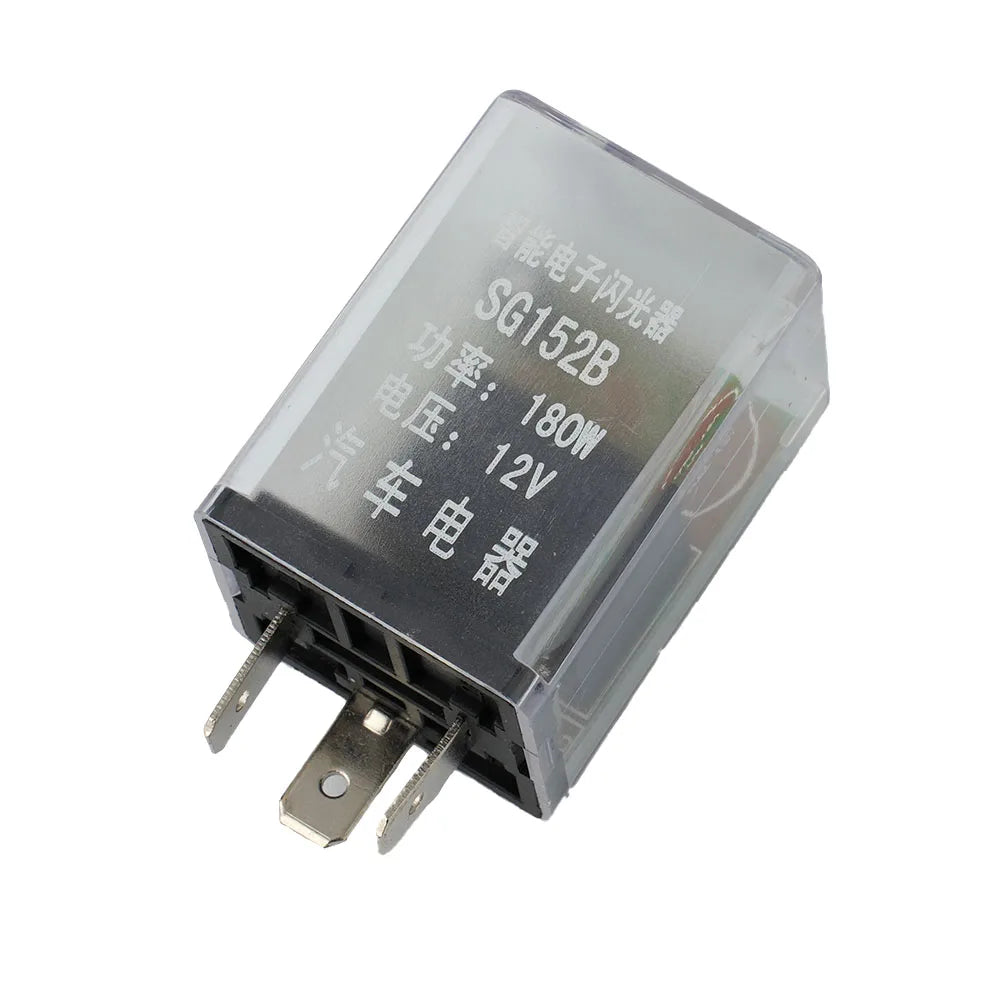 Car LED Light Flasher Relay 12V 3Pin Turn Signal Rate Control Blinker Relay 180W Car Turn Signal Indicator Flash Relay