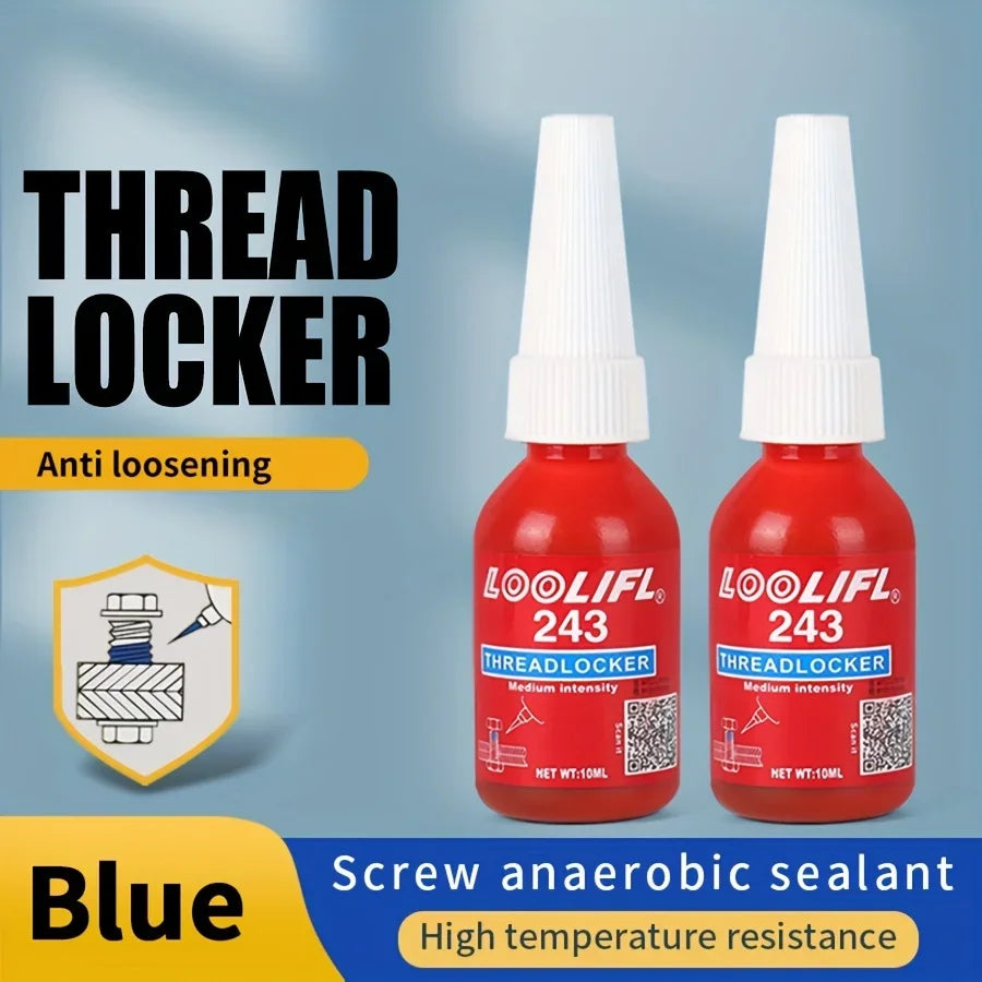 Adhesive 243 Anaerobic Screw Glue Strong Anti-slip Fastening Thread Locker High And Low Strength High-Temperature-Resistant New