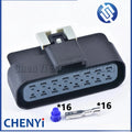 16 Pin 2.8mm series male or female Automotive waterproof connector housing plug harness connector 15326667 15326666