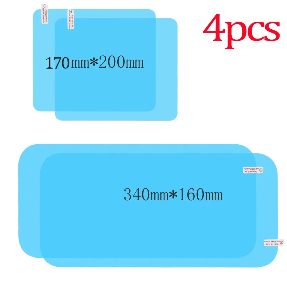 Car Truck Rain-proof Film Rearview Mirror protective Rain Proof Films Anti-Fog Waterproof Film Car Window Transparent Sticker