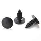 Hot sale 100pcs Car Vehical Plastic Rivet Clip Fastener Balck Color 6mm Dia Door Trim Panel Black  For Car Vehical