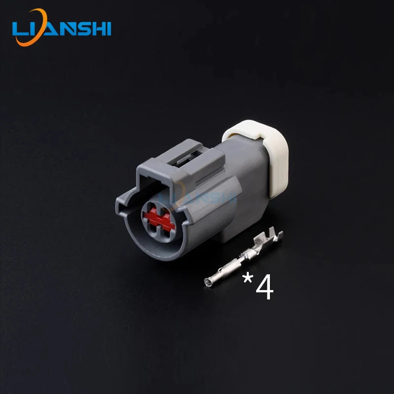 Round car connector Car water temperature sensor plug 4p male/female connector with terminal DJ70410-1.5-11/21