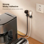 6/12 PCS Magnetic Cable Clips Cable Smooth Adjustable Cord Holder Under Desk Cable Management Wire Keeper Organizer Holder Amagi