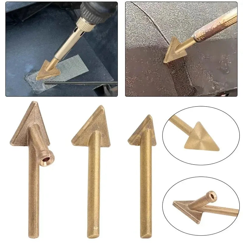 1/2/3PCS Welder Soldering Tips Replacement Tips for 80 Watt Iron Plastic Welding TPO TEO Auto Bumper Welder Equipment Accessory