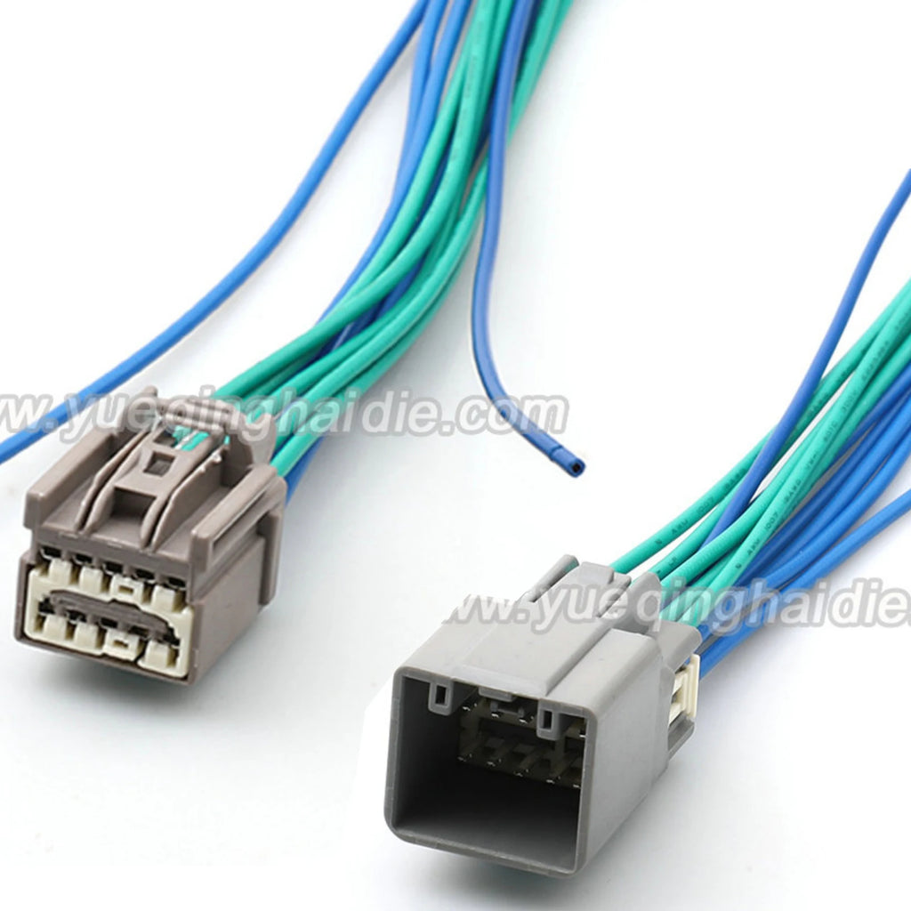 10 Pin Car Rearview Mirror Cable Socket Male Plugs For Ford Focus 7282-6455-40