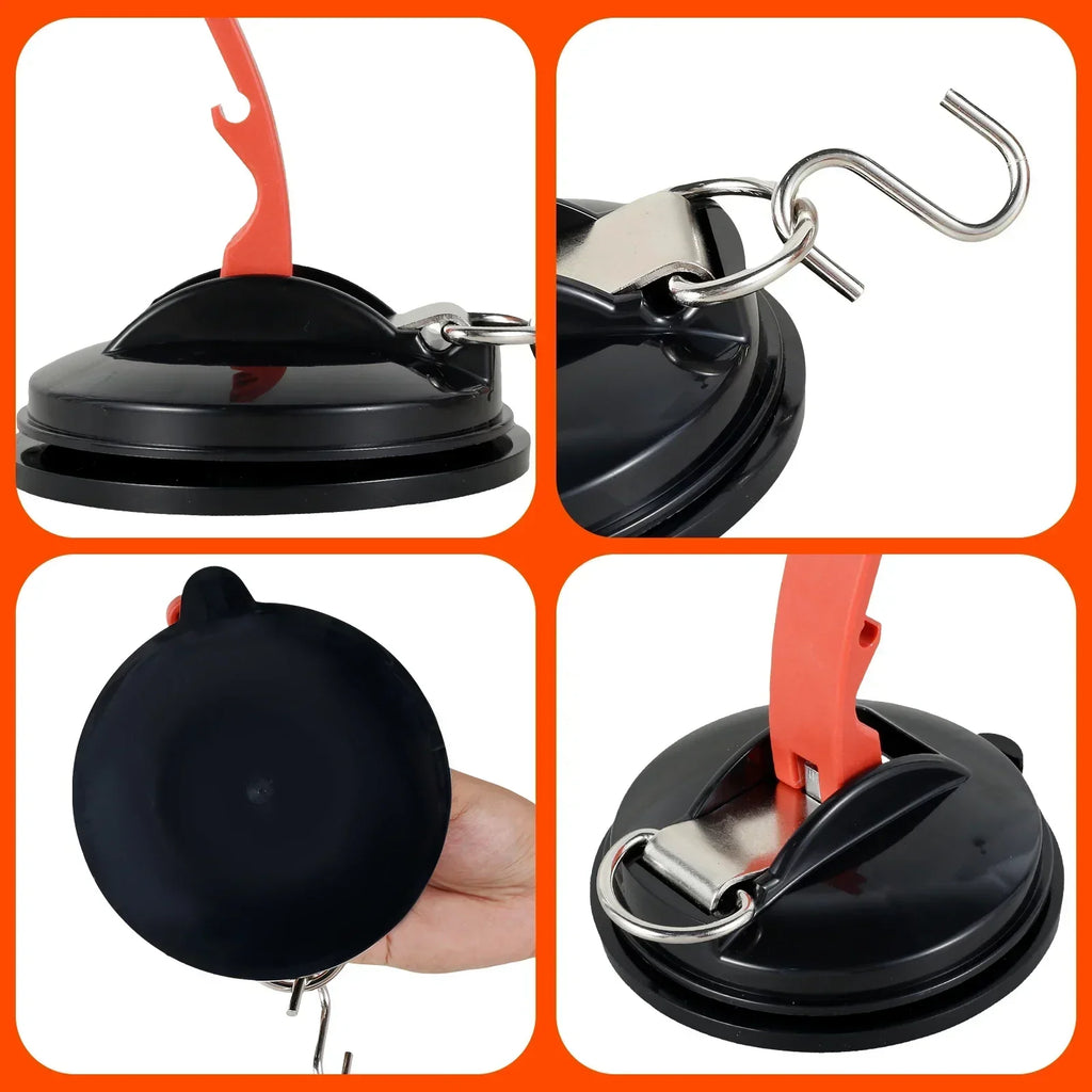 1/2/3/4Pcs Car Truck Tent Suction Multi-function Camping Tent Securing Hook Auto Accessories Vacuum Suction Cup Car Amagi