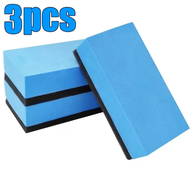 Car Ceramic Coating Sponge Applicator 30/1PCS Glass Nano Wax Coat Sponges Blue Square Sponge and Cloth Cleaning Accessories New
