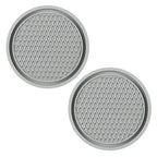 New Bling Rhinestone Cup Holder Drink Pad Interior Decoration Cute Anti-slip Round Durable Mat Coaster Heat Resi Car Accessories