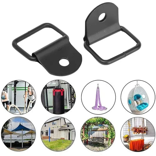 1-10PCS DRing Heavy Duty Tie Down Single Hole Iron Metal Mount Stamped Anchor Point Lashing Ring for Truck Trailer Cargo Van Kit