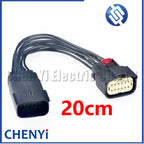 12 Pin Auto Headlight Plug Female male Connector wiring harness plug 33472-1201 33482-1201 For Ford Focus Mondeo Buick Chevrolet