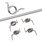 4PCS Door Lock Spring Set L&R For Mercedes W203 W211 W209 C E CLK Class Actuator Repair Springs Left Right Replacement
