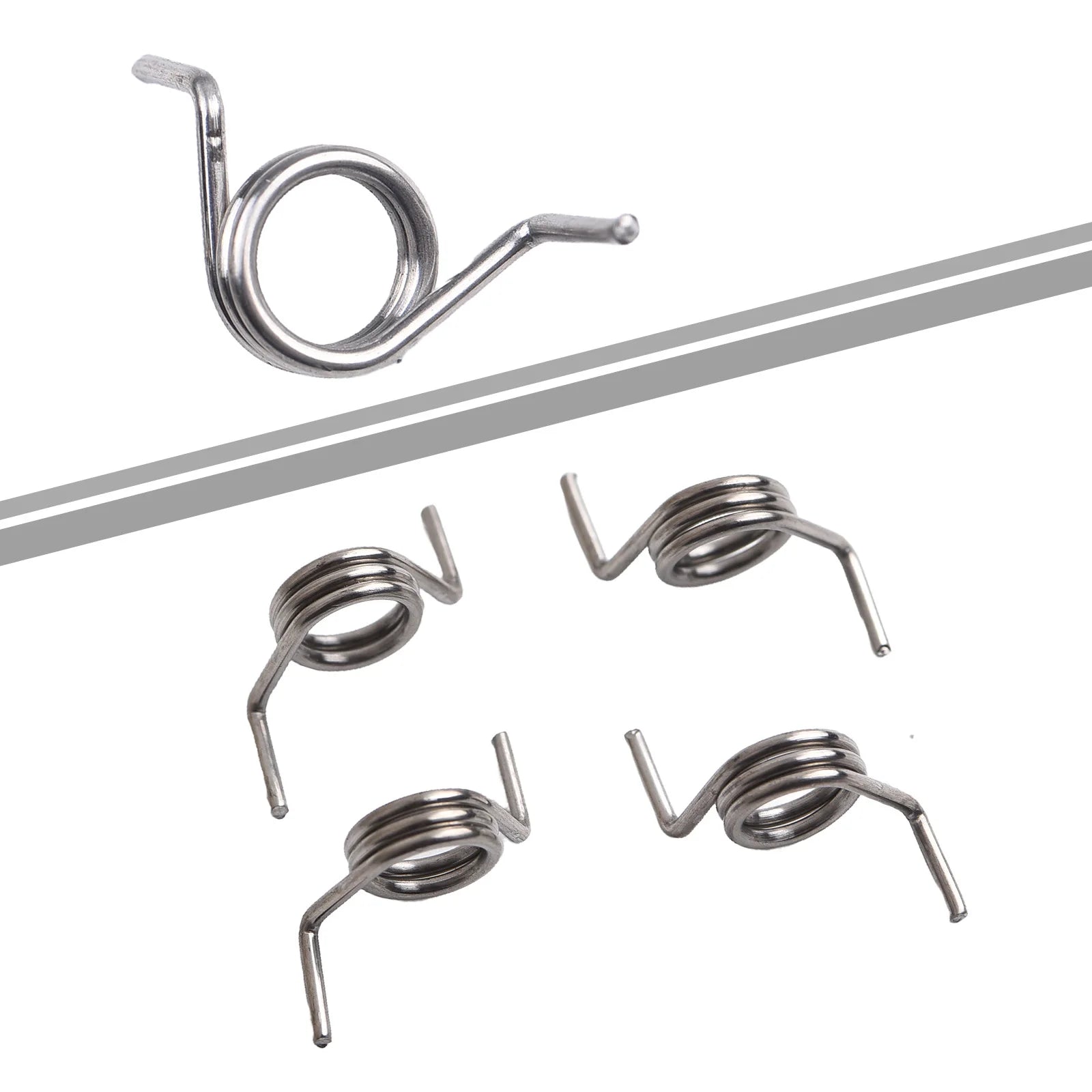 4PCS Door Lock Spring Set L&R For Mercedes W203 W211 W209 C E CLK Class Actuator Repair Springs Left Right Replacement