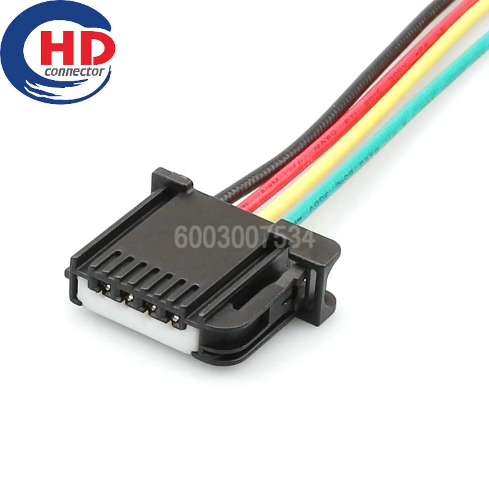 4 Pin Connector Unsealed 1.5mm Female Connectors Cable Plug Motorcycle Electrical Harnesses Wiring Harness 6098-5516