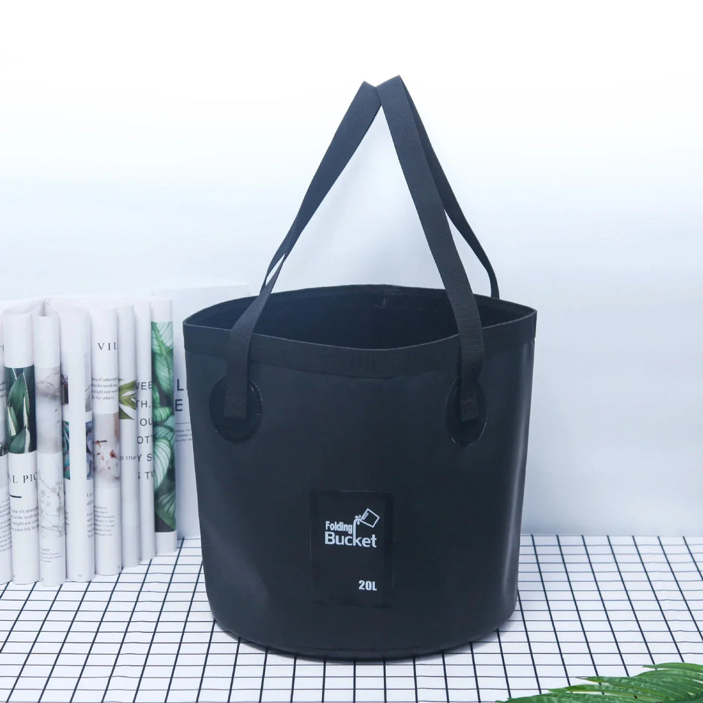 Portable Foldable Water Bucket Fishing Bucket Folding Water Container for Travelling Camping Hiking Fishing Washing Amagi